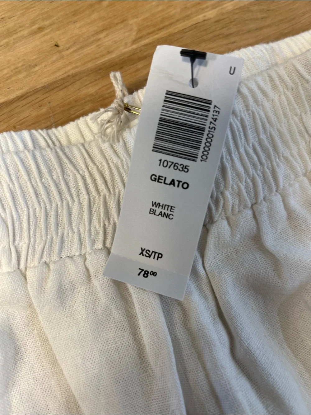 Aritzia Wilfred Gelato Linen Short